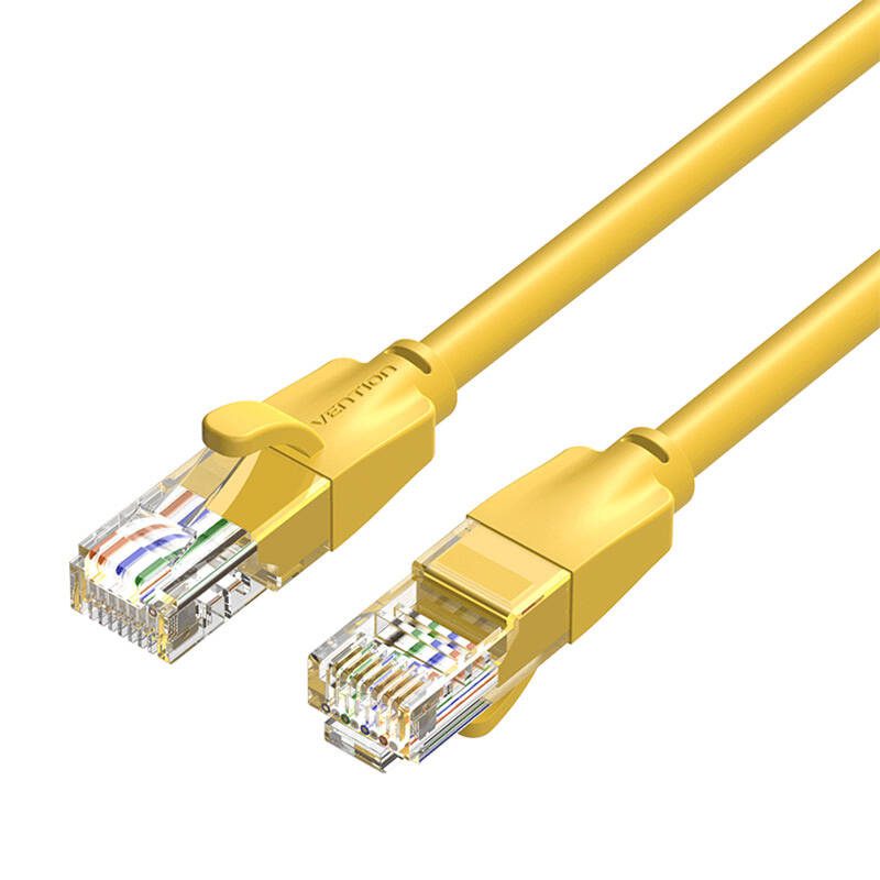 Network Cable UTP CAT6 Vention IBEYF RJ45 Ethernet 1000Mbps 1m Yellow - Image 3