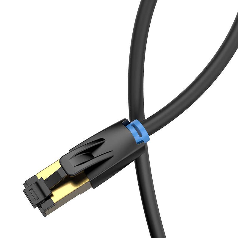 Network Cable CAT8 SFTP Vention IKABI RJ45 Ethernet 40Gbps 3m Black - Image 3