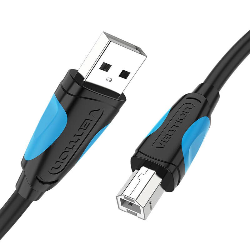 Printer Cable USB 2.0 A to USB-B Vention VAS-A16-B200 2m Black - Image 3