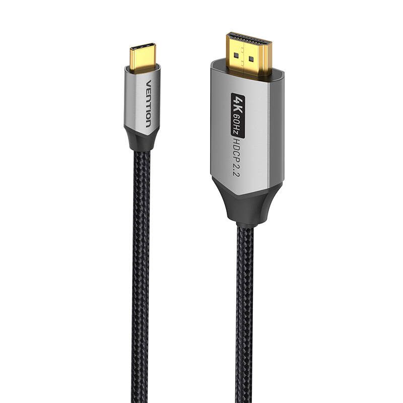USB-C do HDMI 2.0 cable Vention CRBBH 2m, 4K 60Hz (black) - Image 2