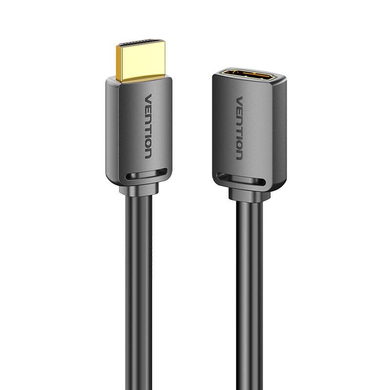 HDMI 2.0 Male to HDMI 2.0 Female Extension Cable Vention AHCBD 0,5m, 4K 60Hz, (Black) - Image 2