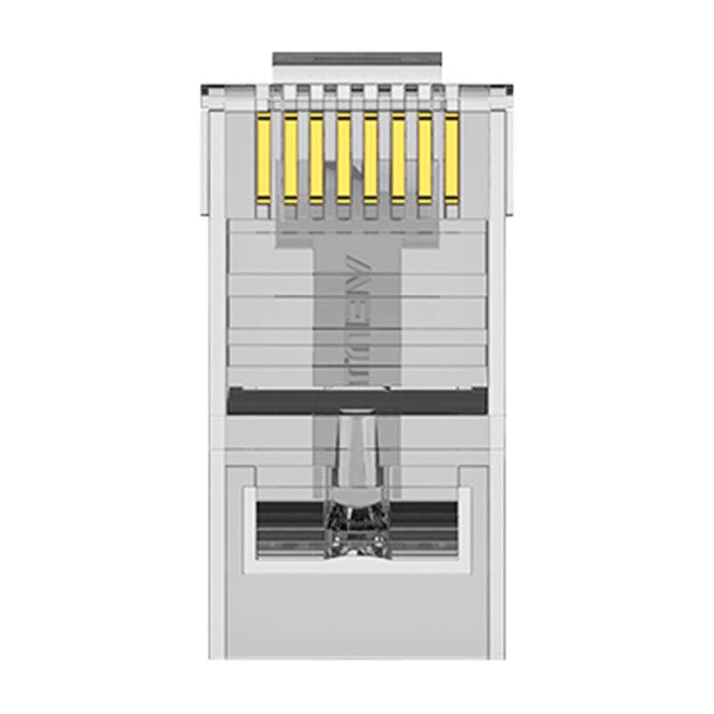 Plug RJ45 CAT6 UTP Connector Vention IDDR0-100 Transparent 100 pcs. - Image 4