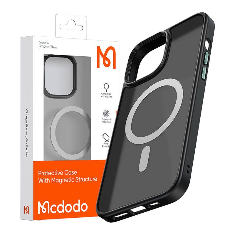 Magnetic case McDodo for iPhone 14 plus (black) - Image 5