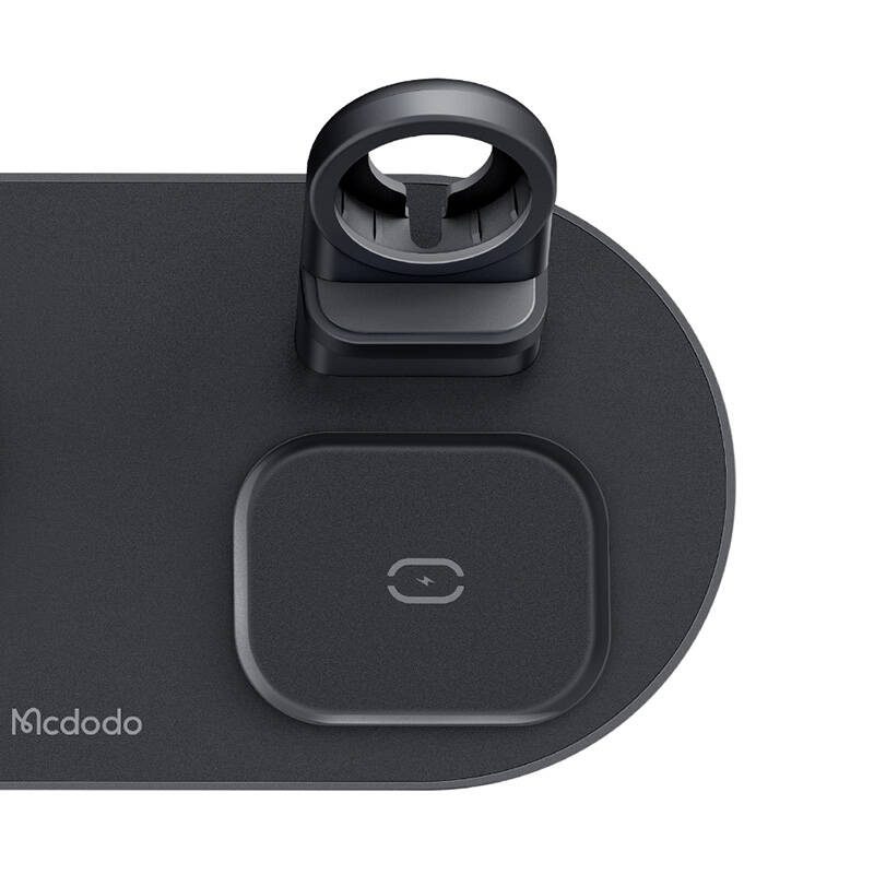 Wireless Charger Mcdodo CH-7061 3 in 1 15W (mobile/TWS/Apple watch) (black) - Image 3