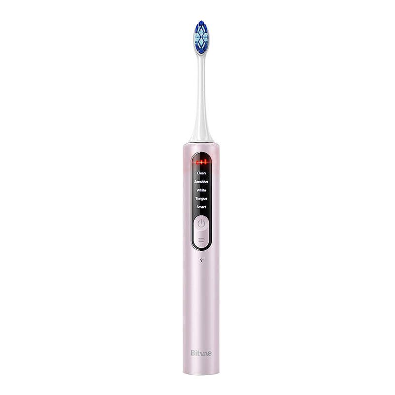 Sonic toothbrush with app, tips set and travel etui S3 (pink) - Image 2