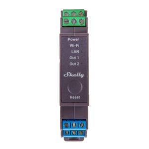 Shelly Pro 2 DIN Rail 2-channel Relay, WiFi/LAN