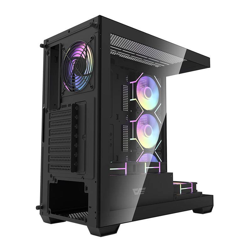 Darkflash DS900 computer case (black) + 7 ARGB fans - Image 6