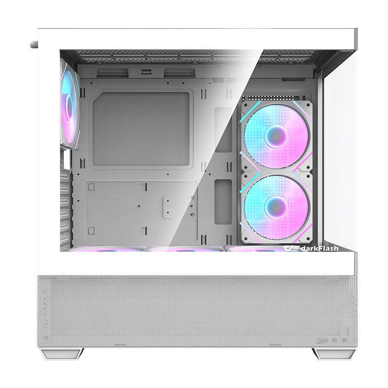 Darkflash DS900 AIR computer case (white) + 6 ARGB fans - Image 2
