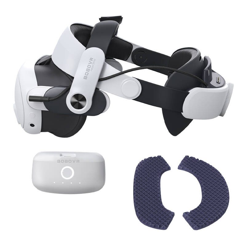 BOBOVR M3 Pro Head Strap + Battery pack for Oculus Quest 3 / Quest 3S - Image 2