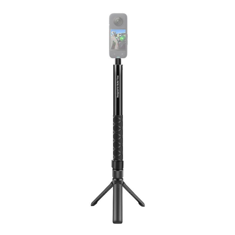 Selfie Stick 110cm PULUZ for sports cameras (including Insta360 X4 / X5 / DJI Osmo Action 5 Pro).