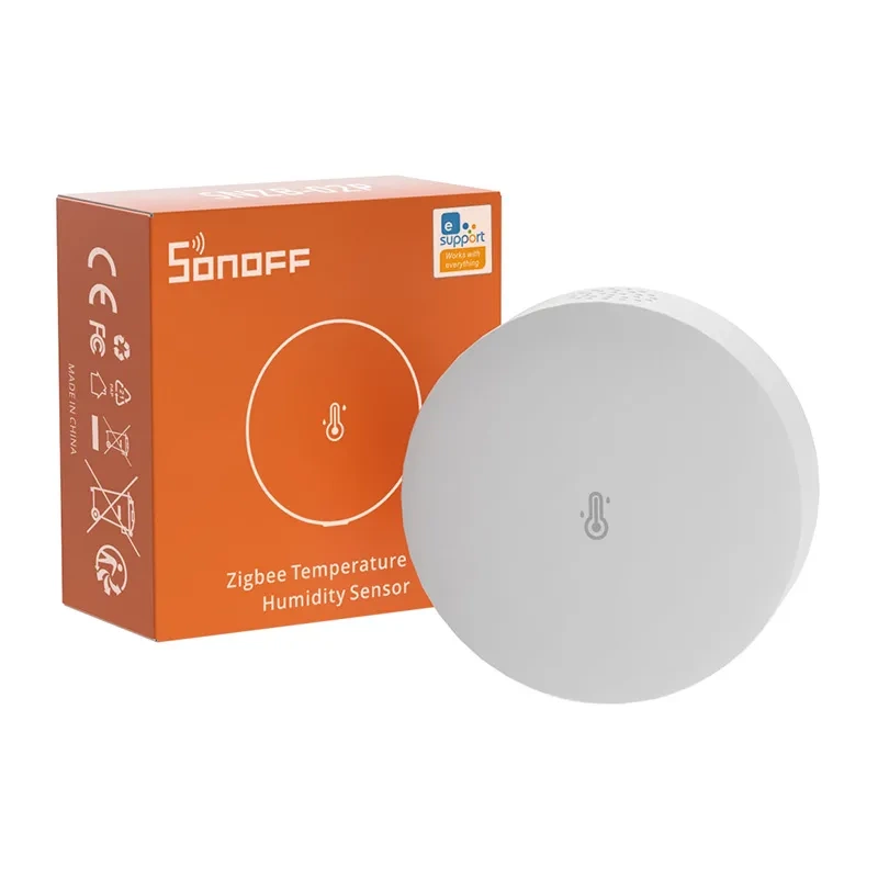 ZigBee Sonoff SNZB-02P smart temperature and humidity sensor (round) - Image 5