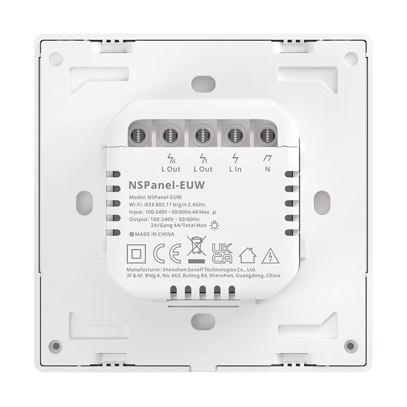 Smart Scene Wall Switch WiFi Sonoff NSPanel (white) - Image 4