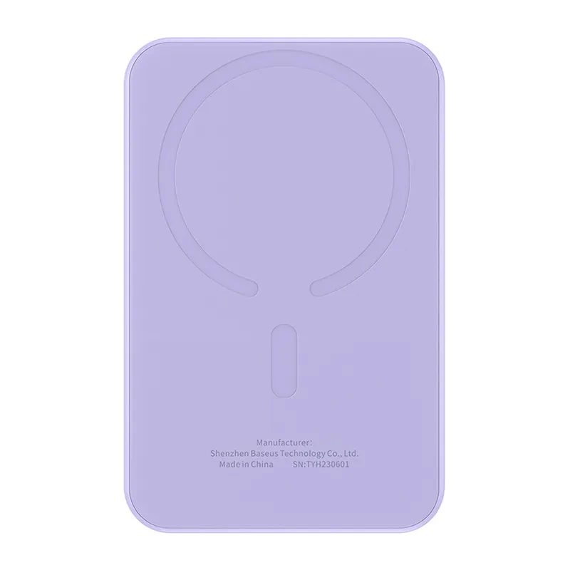 Magnetic Mini Powerbank Baseus 5000mAh 20W (purple) - Image 3