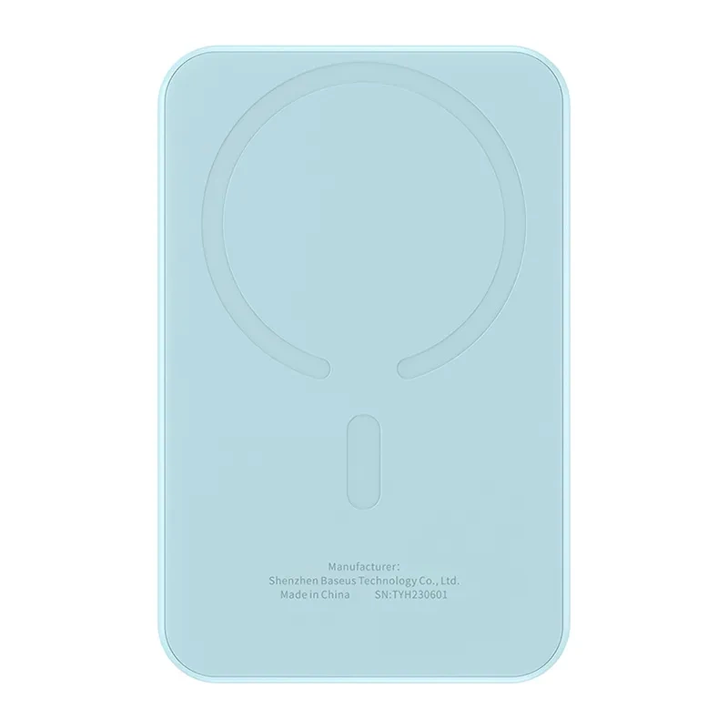 Magnetic Mini Powerbank Baseus 5000mAh, USB-C 20W (blue) - Image 2