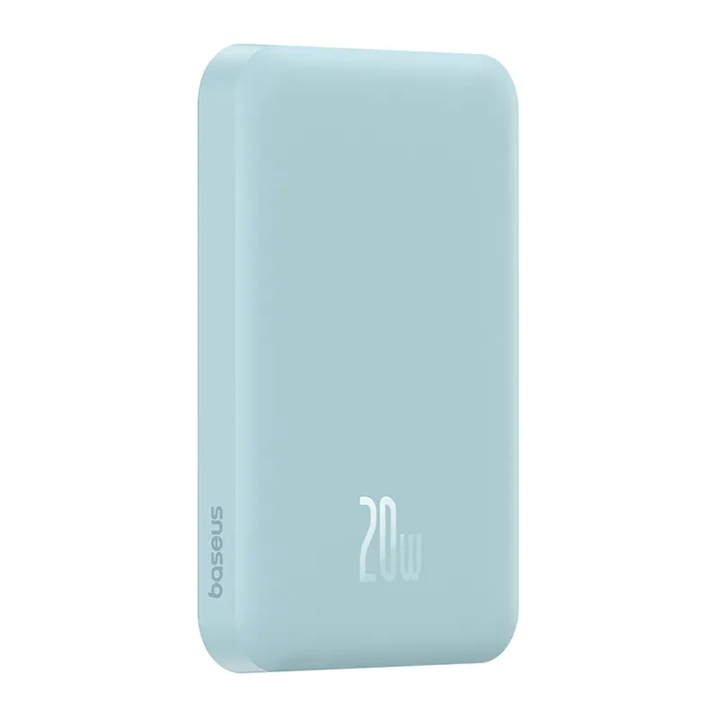 Magnetic Mini Powerbank Baseus 5000mAh, USB-C 20W (blue) - Image 4