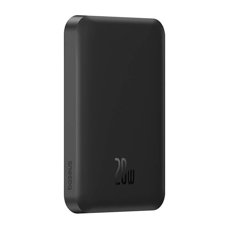 Magnetic Mini Powerbank Baseus 5000mAh, USB-C 20W (black) - Image 3