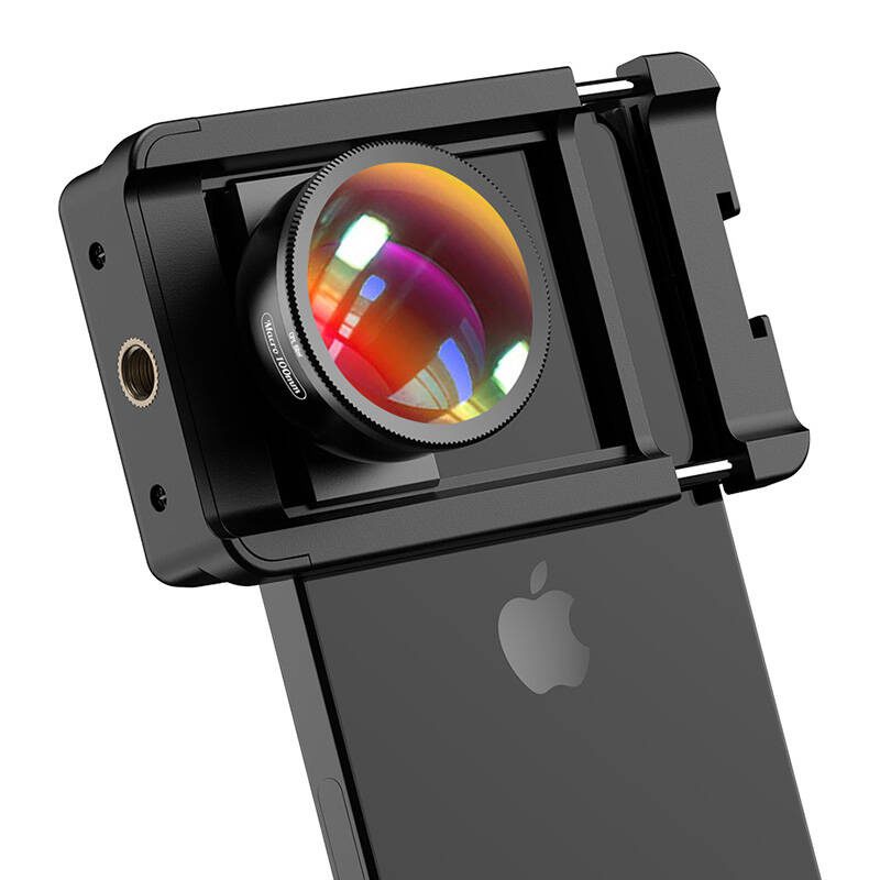 Mobile lens APEXEL APL-HB100CPL100mm macro with CPL (black) - Image 2