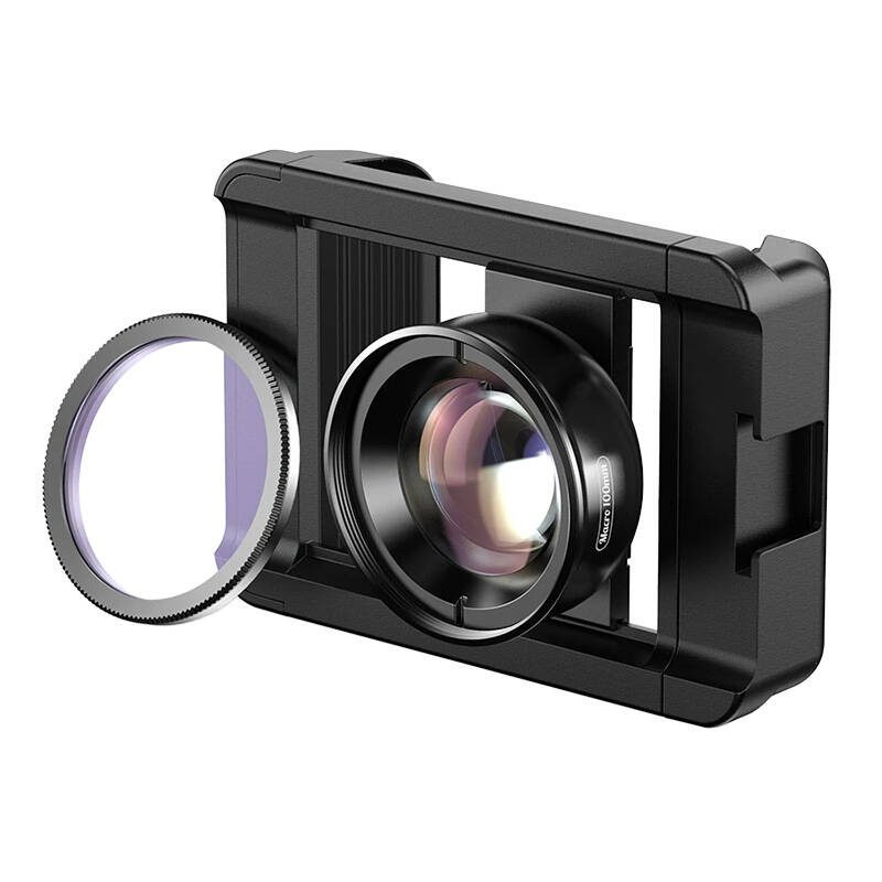 Mobile lens APEXEL APL-HB100CPL100mm macro with CPL (black) - Image 3