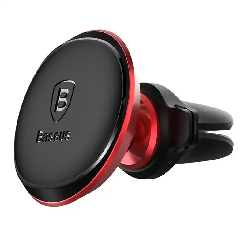 Car Mount Holder Baseus Magnetic Air Vent Red OS - Image 2