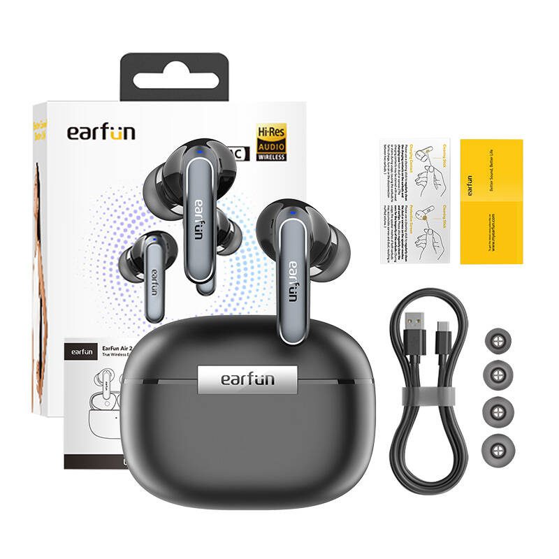 Earphones TWS EarFun Air2 (black) - Image 3