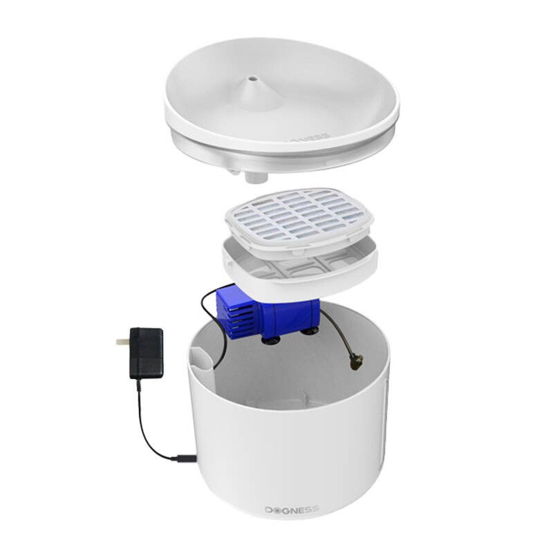 Water Fountain for pets 1l Dogness (white) - Image 5