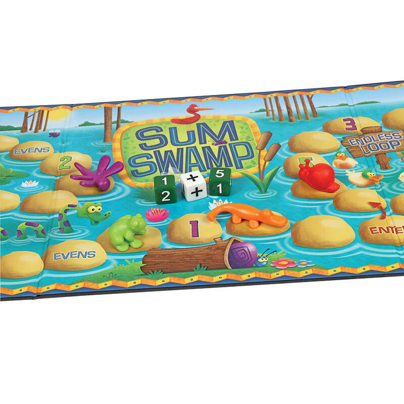 Sum Swamp Addition & Subtraction Game Learning Resources LER 5052 - Image 4