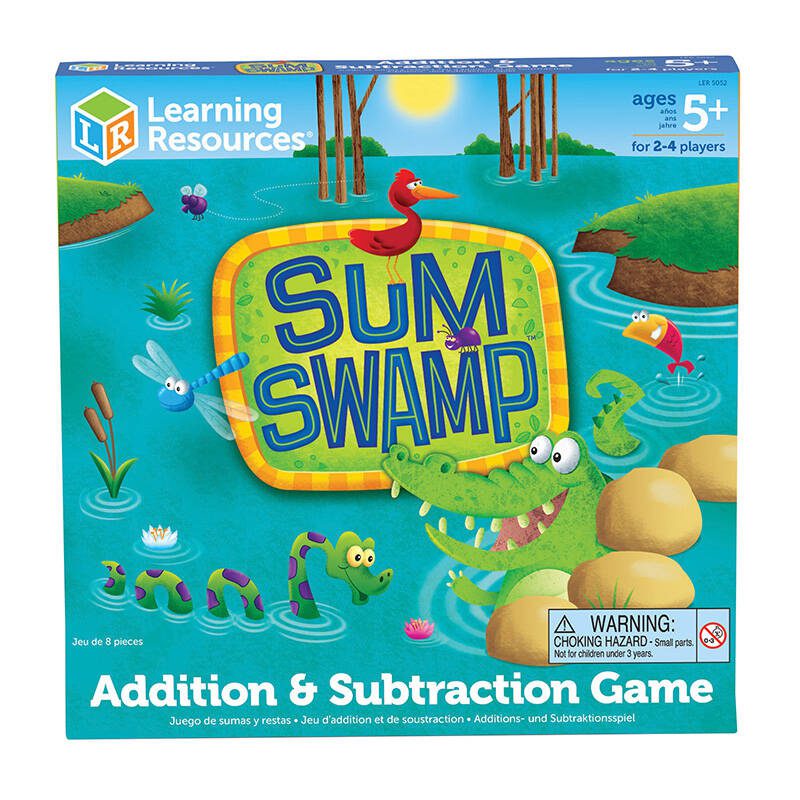 Sum Swamp Addition & Subtraction Game Learning Resources LER 5052 - Image 5