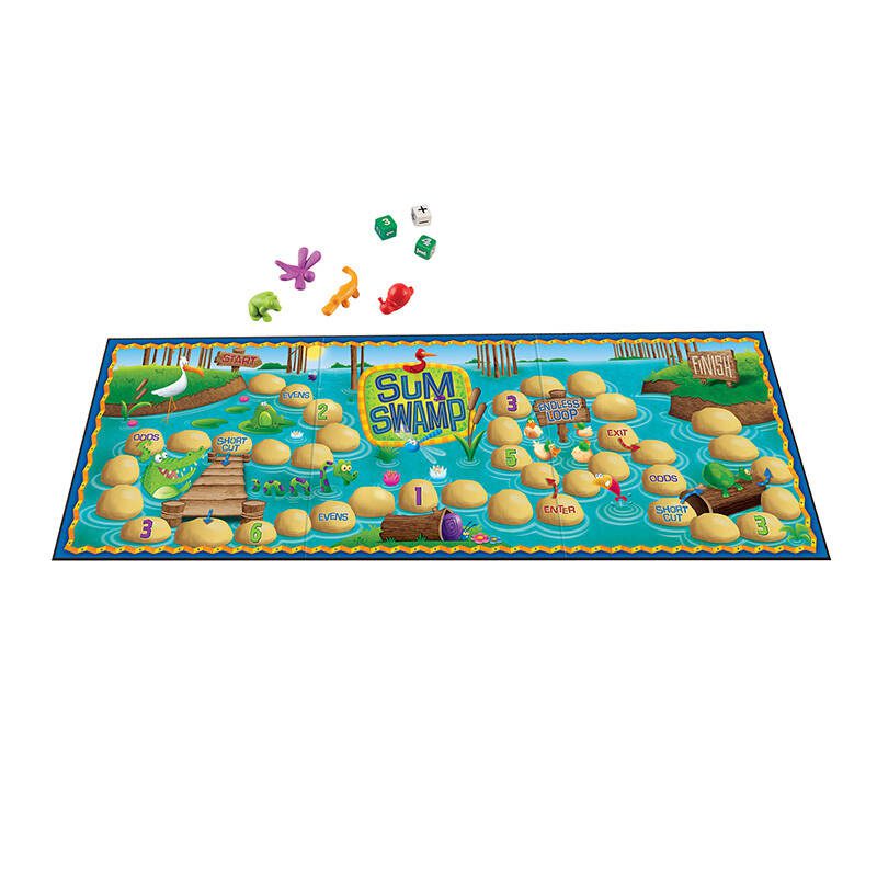 Sum Swamp Addition & Subtraction Game Learning Resources LER 5052 - Image 2