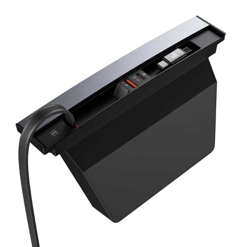 Hub Baseus T-Space with USB-C to USB-C cables for Tesla Cars (black) - Image 4