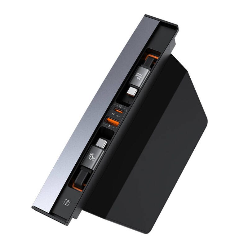 Hub Baseus T-Space with USB-C to USB-C cables for Tesla Cars (black) - Image 6