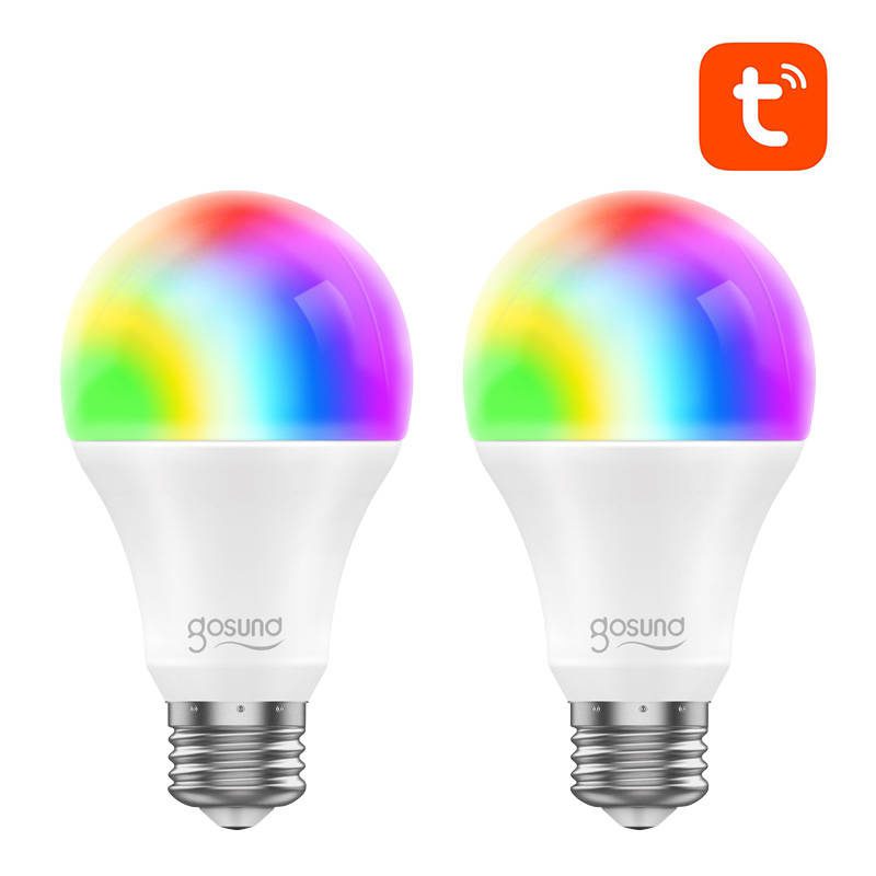 Smart Bulb WiFi RGB LED Gosund WB4-2 E27 (2-pack) Tuya - Image 2