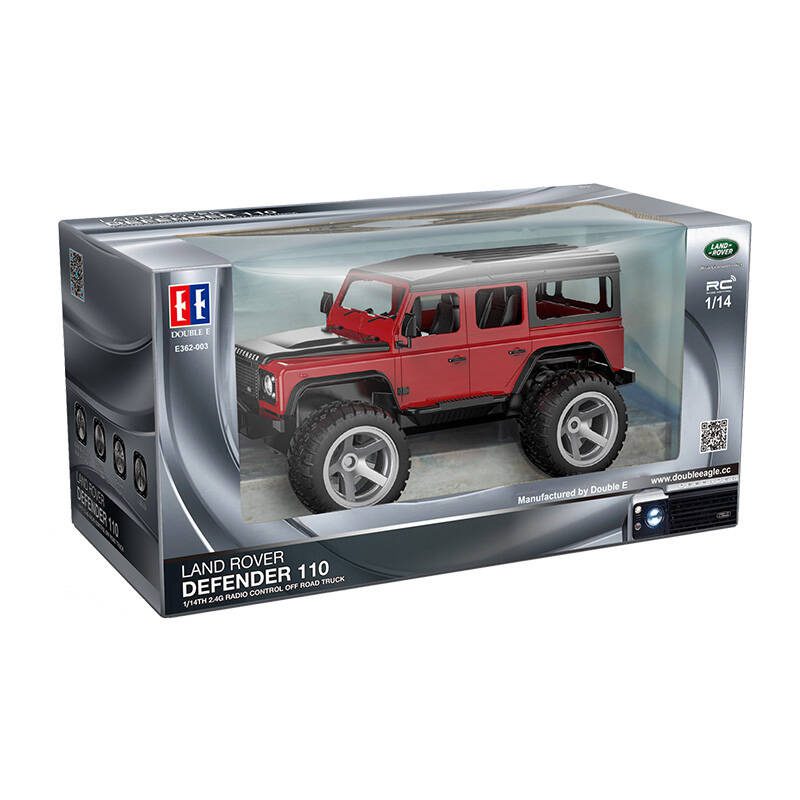 RC remote control car 1:14 Double Eagle (red) Land Rover Defender E362-003 - Image 5