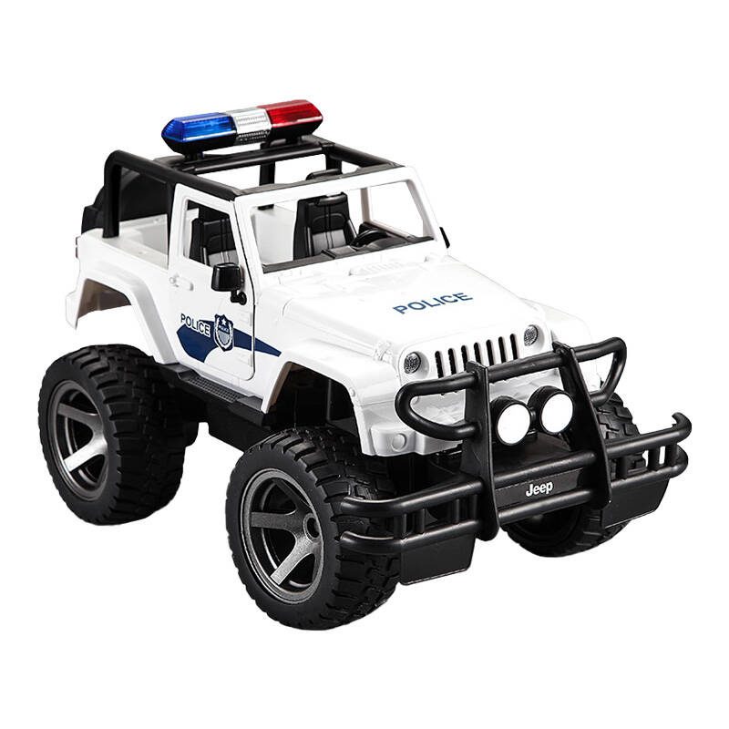 Remote-controlled car 1:12 Double Eagle (white) Jeep (Police) E550-003 - Image 2