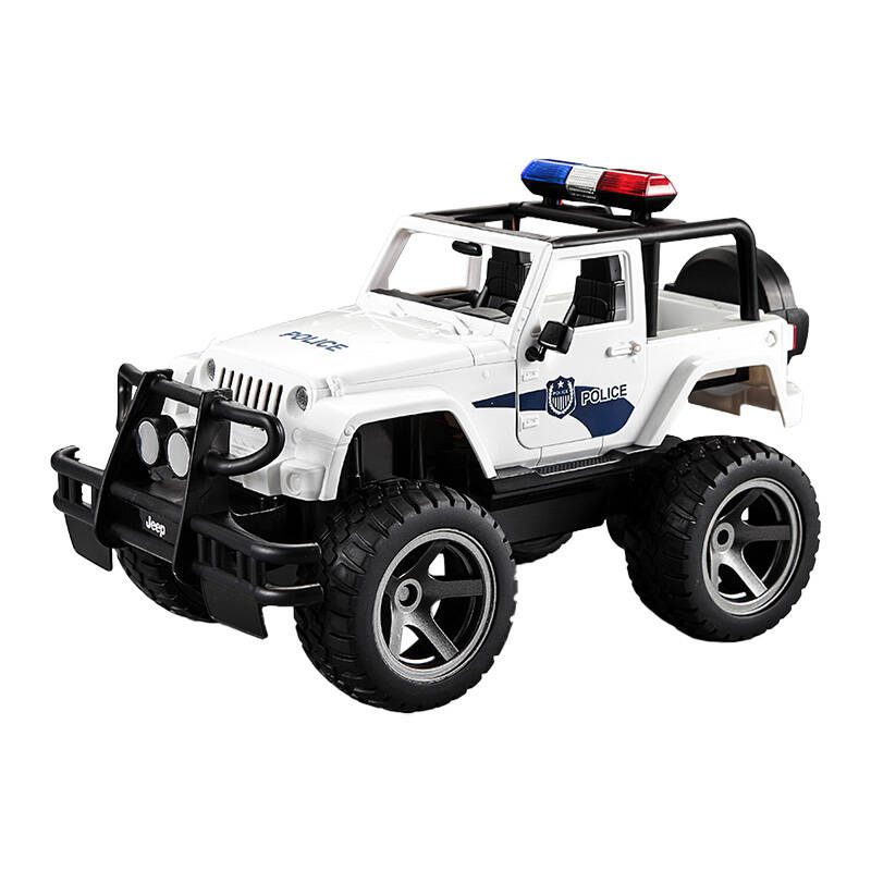 Remote-controlled car 1:12 Double Eagle (white) Jeep (Police) E550-003 - Image 3