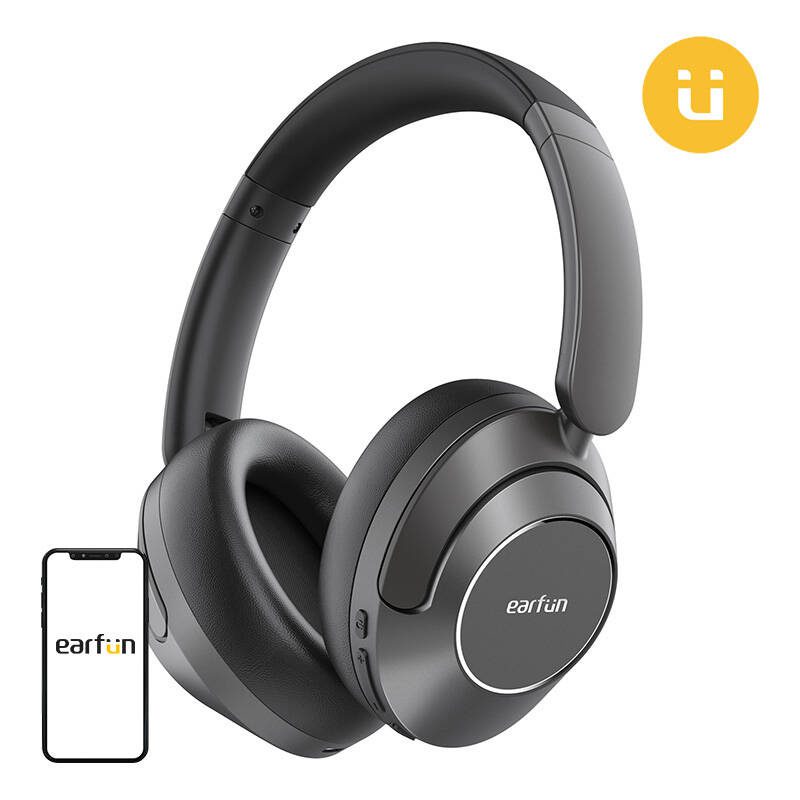Wireless headphones EarFun WavePro (black)