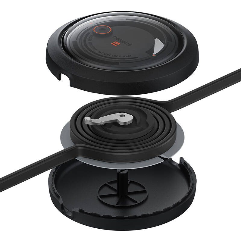 3-in-1 Baseus Free2Draw USB to M+L+C 100W cable, 1.1 m (black) - Image 3