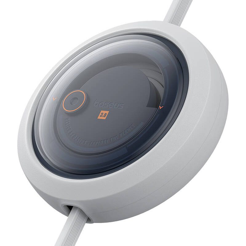 3-in-1 Baseus Free2Draw USB to M+L+C 100W cable, 1.1 m (white) - Image 4