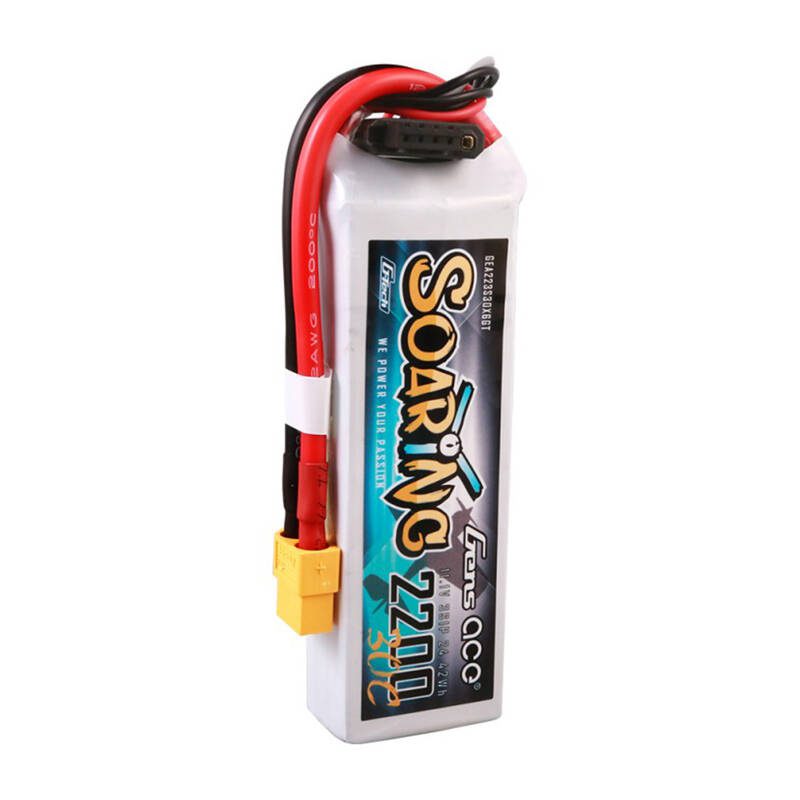 Gens ace G-Tech Soaring 2200mAh 11.1V 30C 3S1P Lipo Batte - Image 4