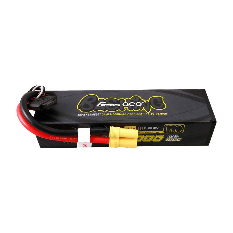 Gens ace G-Tech 8000mAh 11.1V 100C 3S1P Lipo Battery Pack with EC5-Bashing Series - Image 2