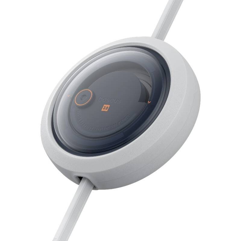 Fast Charging Cable 3in1 Baseus Free2Draw USB-C to USB-C/Lightning/Micro 100W, 1,1m (white) - Image 5