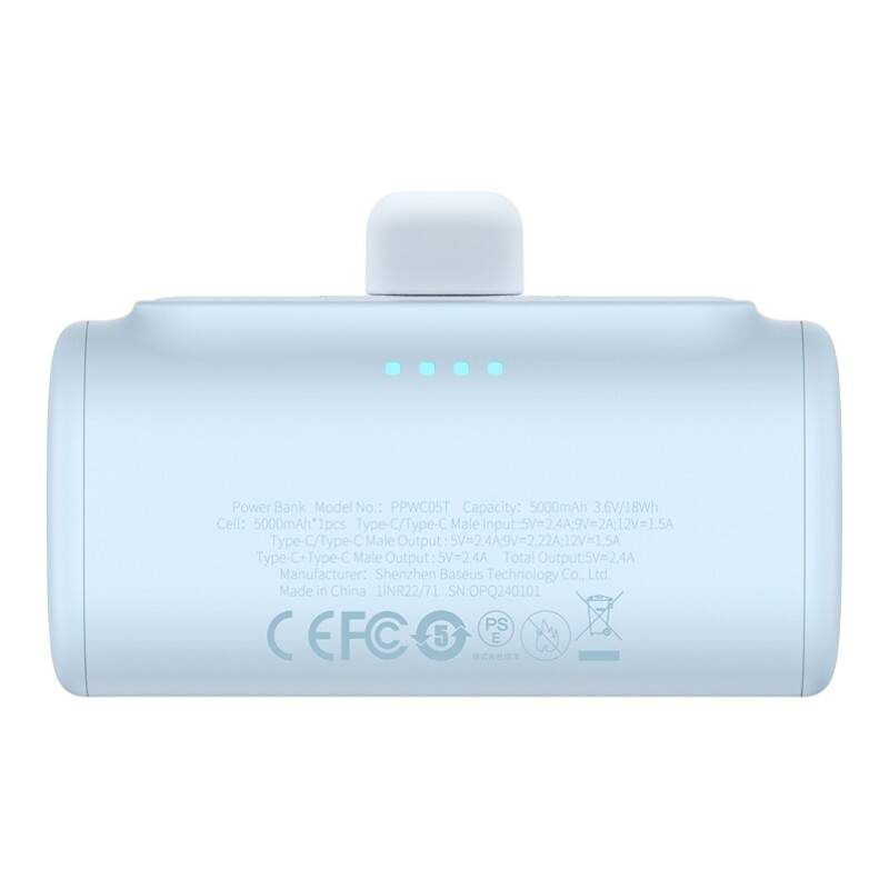 Powerbank baseus Compact USB-C 5000mAh, 20W (blue) - Image 5