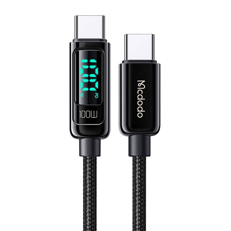 Mcdodo CA-8820 100W USB-C to USB-C cable, 1.2m (black) - Image 2