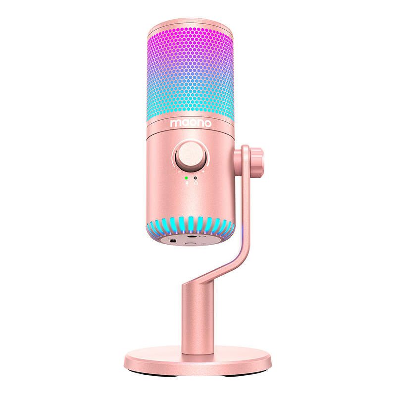 Maono DM30RGB Microphone Pink - Image 3