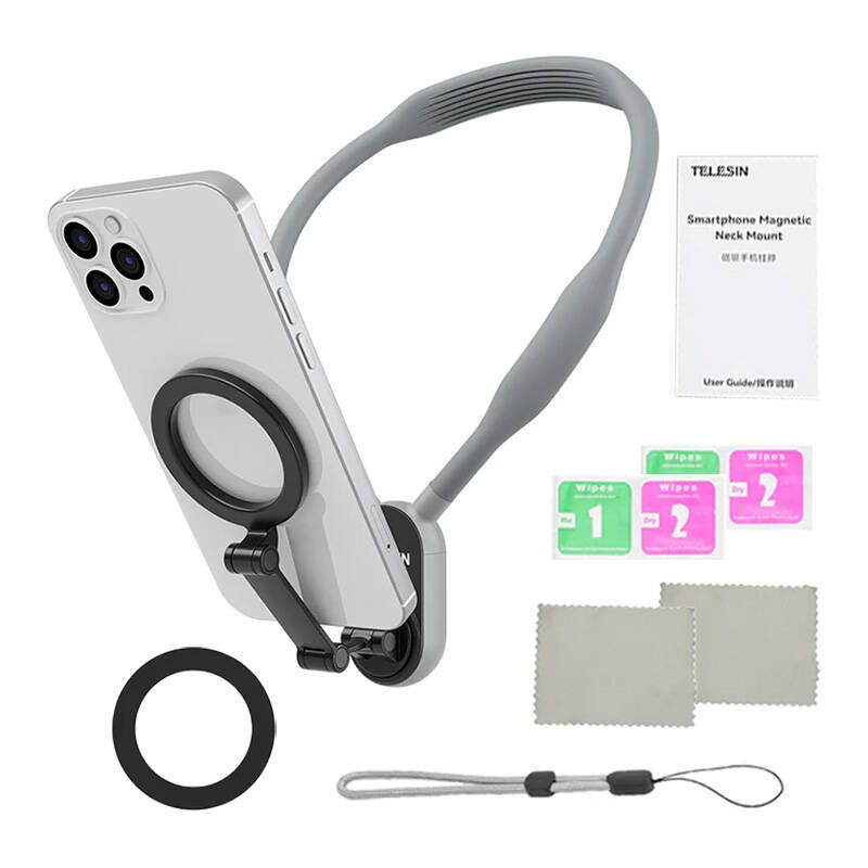 TELESIN magnetic neck mount for Iphone 12-16 MNM-002 - Image 4