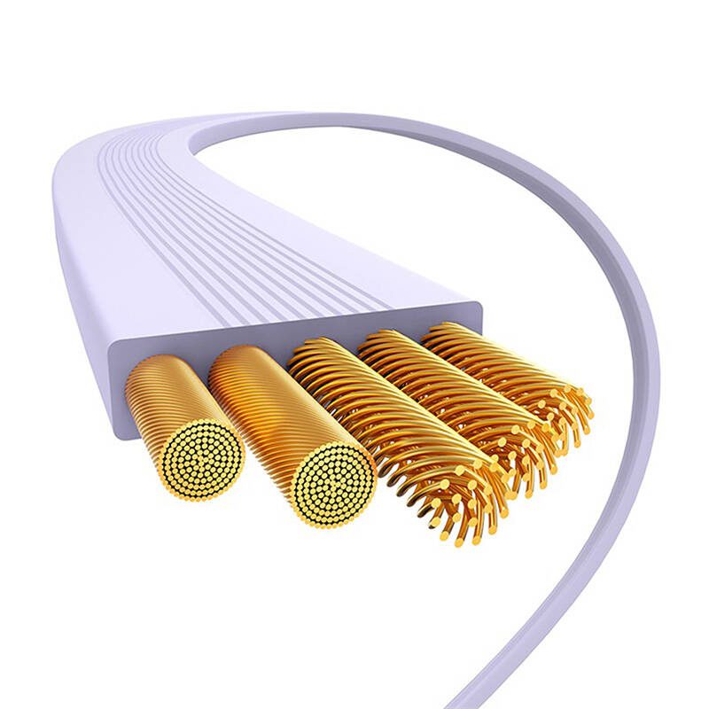 USB Cable Baseus Free2Pull USB-C to iP 20W 1m (purple) - Image 5