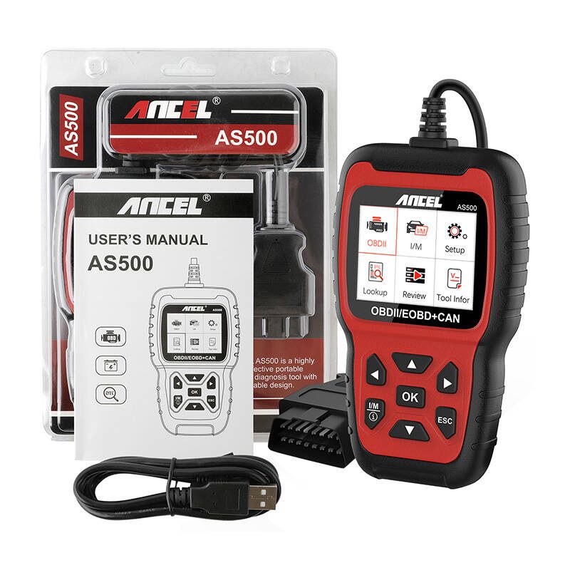 Diagnostic Scanner OBD2 Ancel AS500/AC105 - Image 5
