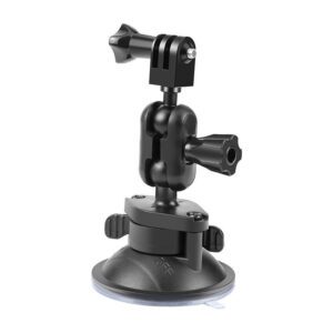 PULUZ suction cup mount for sports cameras (DJI, GoPro, Insta360) PU545B (black)