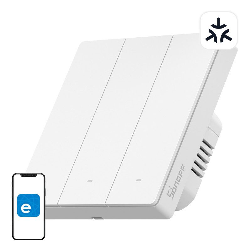 SONOFF M5-3C-86W WiFi Matter smart wall switch (3-channel)