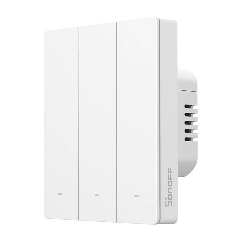 SONOFF M5-3C-80W WiFi Matter smart wall switch (3-channel, for frame) - Image 3