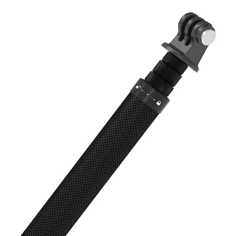 1.16m long Telesin carbon fiber selfie stick for sports cameras - Image 3
